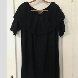 Boutique Moschino women sweater dress size 14 black color